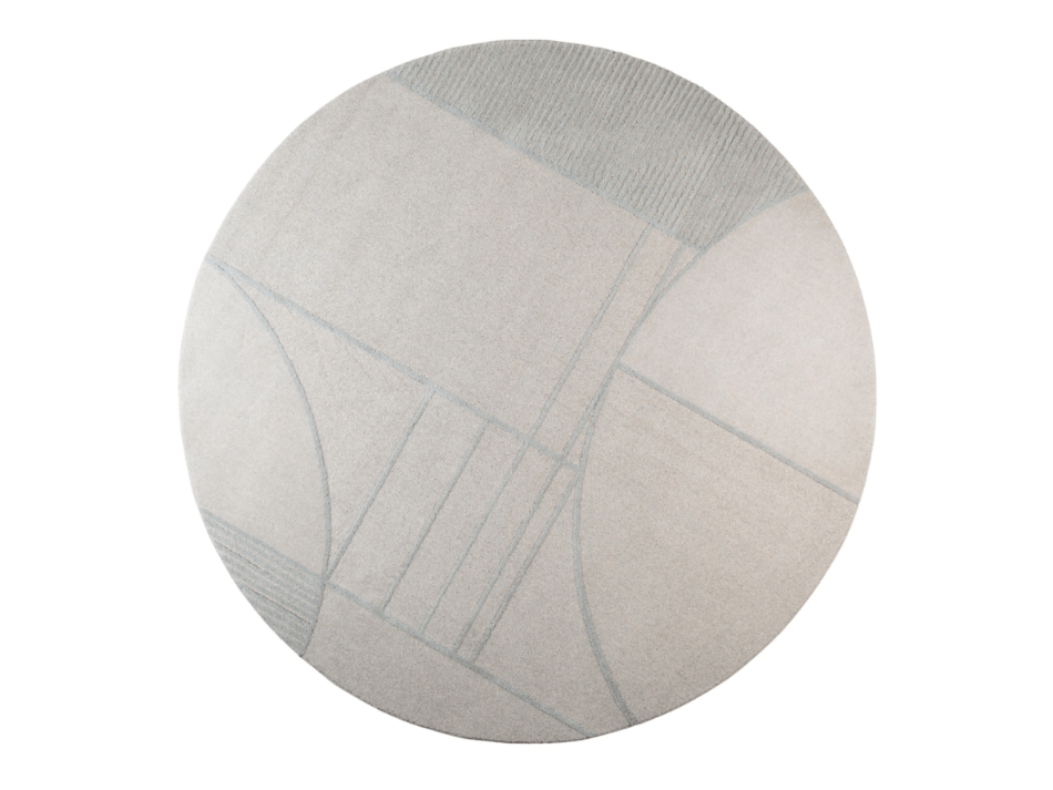 Alfombra Redonda Bliss 240cm Grey/Blue