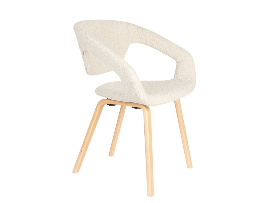 Silla Flexback Boucle Beige