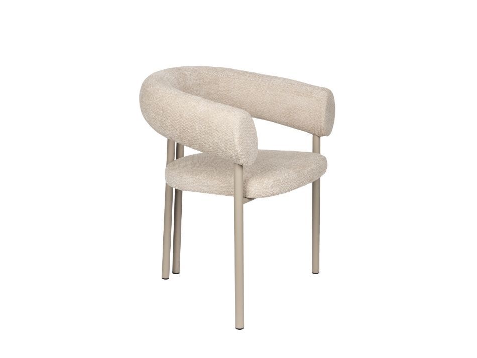 Silla con Reposabrazos Heels Beige