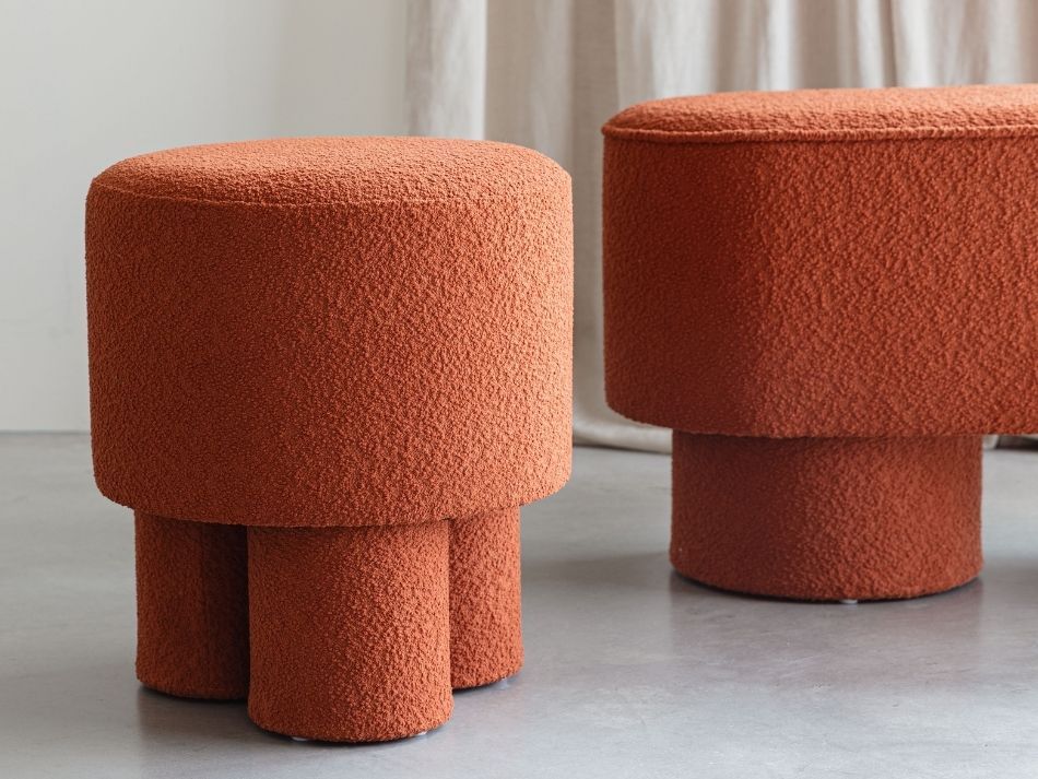 Stool Marcos Red Brown — imagen 2