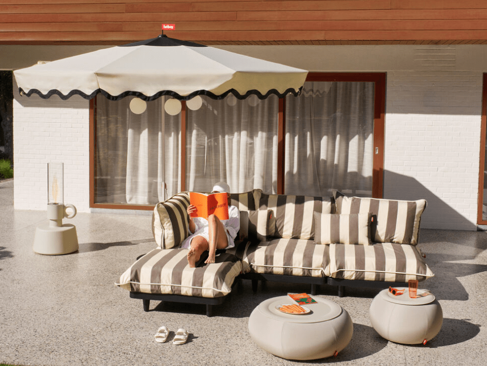 Paletti Large Outdoor SET STRIPE CACAO — imagen 2