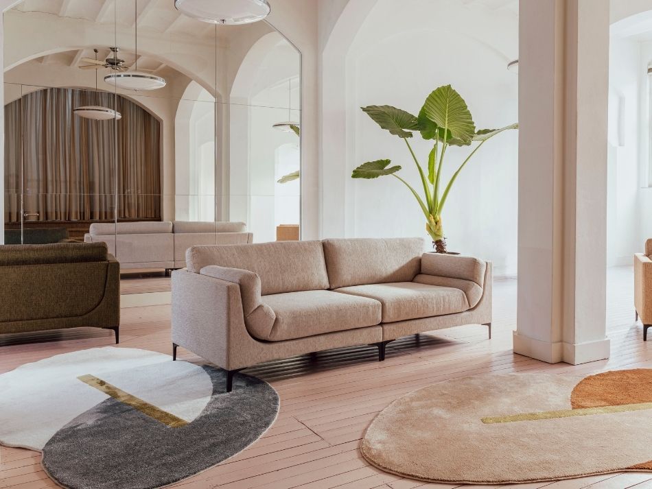 Sofa Balcony 3-Seater Beige — imagen 2