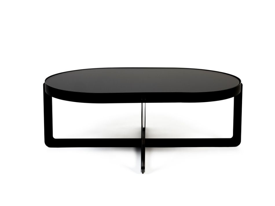Mesa de Centro Centre Oval Negro